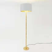 Holländer Gulvlampe Cancelliere Rotonda silke hvit/gull