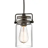 Kichler Pendellampe Brinley i glass, 1 lyskilde