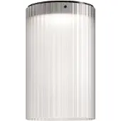 Kdln LED-taklampe Giass, hvit, Ø 30 cm
