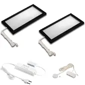 Hera LED-benkbelysning Sky, dimmer, 2 stykk, 4 000 K