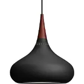 Fritz Hansen Orient P2 Pendel svart/rosa Ø 34 cm