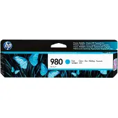 HP 980 - 86.5 ml - cyan - original - blekkpatron - for Officejet Enterprise Color MFP X585 Officejet Enterprise Color Flow MFP X585