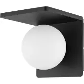 Eglo SIGARETTVEGG MED QI-LADER I GLASS, SVART