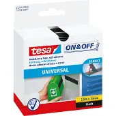 TESA On & Off - Festeklister - 2 cm x 1 m - hvit