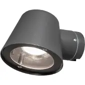 Konstsmide Trieste utendørs vegglampe av aluminium, antrasitt