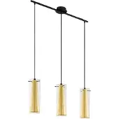 Eglo PINTO GOLD langbord 3L gull/klar