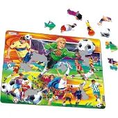 Larsen Puzzles Larsen Puslespil Puslespil Fodbold - 65 brikker, Maxi (36.5x28.5 cm)