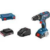Bosch Powertools Bosch Professional batteridrevet slagbormaskin GSB 18V-28 18V 2x2.0 Ah GAL 18V-20, twist