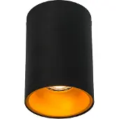 QAZQA Smart spotlight svart med gull inkl. WiFi GU10 lyskilde - Deep