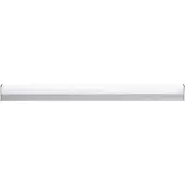 LINDBY LED-vegglampe Philippa, kantet, 89 cm, krom, IP44