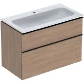 Geberit Møbelsæt iCon smal 2 skuf 90x63 eg