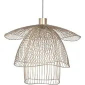 Forestier Papillon XS pendellampe 30 cm, kremfarget
