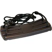 Nordic Play swing seat black with black rope