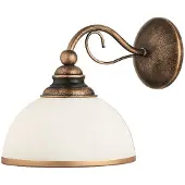 Jupiter Vegglampe Casale med glasskjer