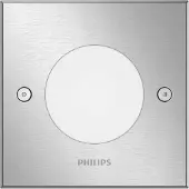 Philips Crust innfelt bakkespot 1x3W 230V IP67, Inox