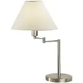 AUSTROLUX BY KOLARZ Bordlampe Hilton, dreibar, nikkel