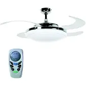 Beacon Lighting Beacon takvifte Fanaway Evo 2 med lys krom stillegående
