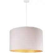 Duolla Hengelampe Roller, hvit/gull, Ø 45 cm