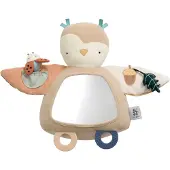 Sebra Aktivitetsspeil - Blinky the Owl - Maple Beige - - OneSize - Aktivitetsleker