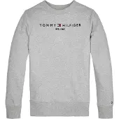 Tommy Hilfiger Collegegenser - Essential - Organic - Grå Melert - - 2 år (92) - Collegegenser