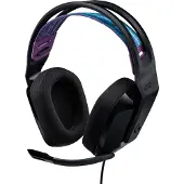 Logitech G G335 Wired Gaming Headset - Hodesett - full størrelse - kablet - 3,5 mm jakk - svart - Discord Certified