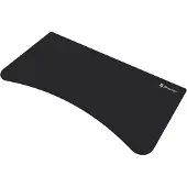 AROZZI Arena, Sort, Monokromatisk, Mikrofiber, Antiskliunderlag, Musematte til gaming