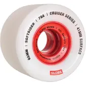 Globe Softsider Cruiser 65mm Wheels hvit