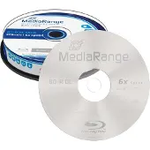 MediaRange - 10 x BD-R DL - 50 GB 6x - spindel