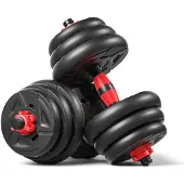 24hShop Hantel 15 kg med ergonomisk grep