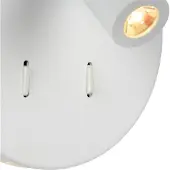 Lucide LED-vegglampe Bentjer 2 lyskilder hvit