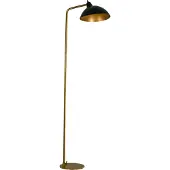 Dyberg Larsen Futura gulvlampe messing/svart