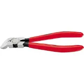 Knipex 72 11 160, Diagonal tang, Kromvanadiumstål, Plast, Rød, 160 mm, 156 g