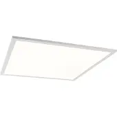 QAZQA Taklampe hvit inkl. LED og dimmer med fjernkontroll - Liv