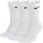 Nike Everyday Cush Crew 3P Socks hvit