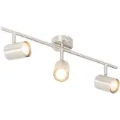 QAZQA Moderne taklampe stål 3-lys justerbar - Jeana