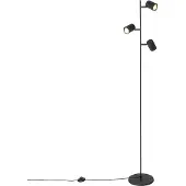 QAZQA Moderne gulvlampe sort 3-lys - Jeana