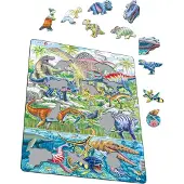 Larsen Puzzles Dinosaurs that fly run and dive