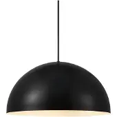 Nordlux Hengelampe Ellen 40 med metallskjerm, svart