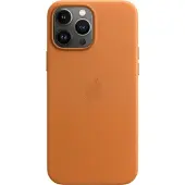 Apple Original iPhone 13 Pro Max Deksel Lær Deksel MagSafe Gyllenbrun