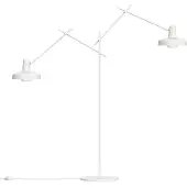 Grupa Products Arigato gulvlampe, to lyskilder, hvit