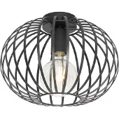 QAZQA Design taklampe sort 30 cm - Johanna