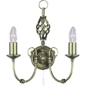 Searchlight Messing-vegglampe ZANZIBAR