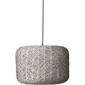 Dyberg Larsen pendellampe Spin L, grå, Ø 45 cm