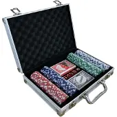 Adlibris Pokerspill med koffert Texas Hold'em Pokersett
