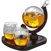 Mikamax Deluxe Globe Decanter Set