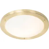 QAZQA Moderne taklampe gull 41 cm IP44 - Yuma