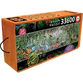 Educa Puslespill I Tre Med Dyreliv 33600 Stykker