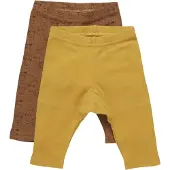 Pippi Baby Leggings - 2-pack - Glitter - - 50 - Leggings