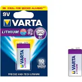 Varta 6122 Ultra Lithium 9 V-batteri 1200 mAh, 1-pakning