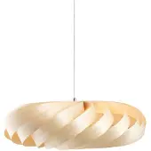 Tom Rossau pendellampe TR5, Ø 100 cm, natur, bjørketre